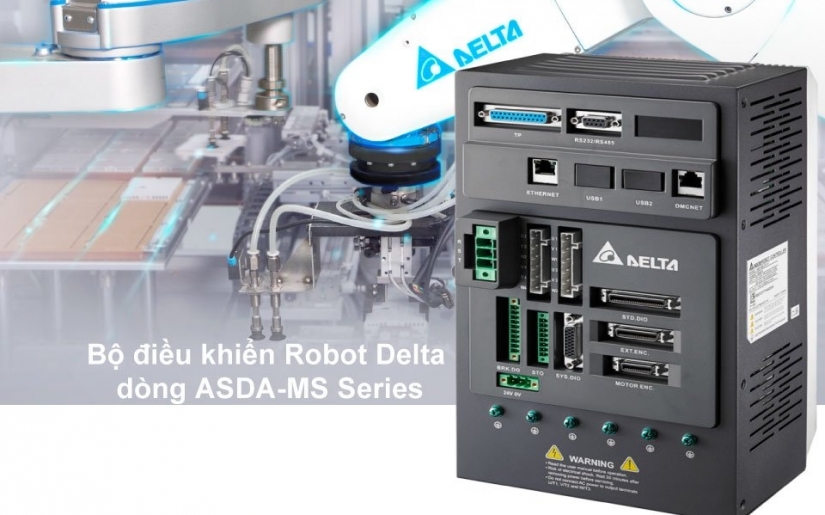 Robot controller ASDA-MS Series - Giải pháp tối ưu cho các ứng dụng Robot
