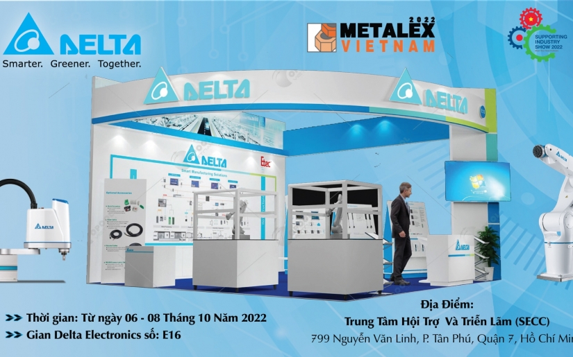 Thư cảm ơn Quý khách hàng, đối tác đã đến tham quan gian hàng Delta tại triển lãm Metalex Việt Nam 2022
