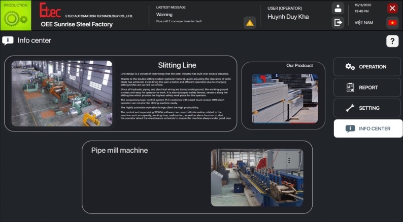 Phần mềm E-Soft ứng dụng lý thuyết OEE trong quản lý sản xuất thông minh cho nhà máy