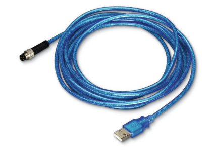USB Communication Cable, M8 Plug Straight, USB-A
